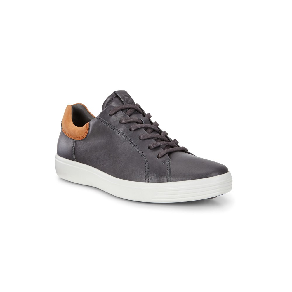 Tenis Hombre - ECCO Soft 7 Streets - Grises Oscuro - MNU263417